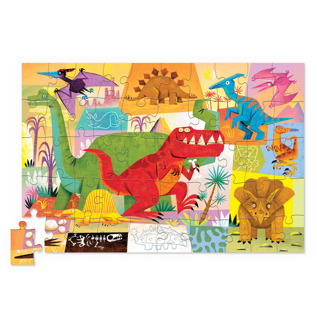 PUZZLE IN A TIN 50PC - DINO WORLD
