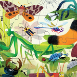 Crocodile Creek - Holographic Puzzle 50pc - Backyard Bugs