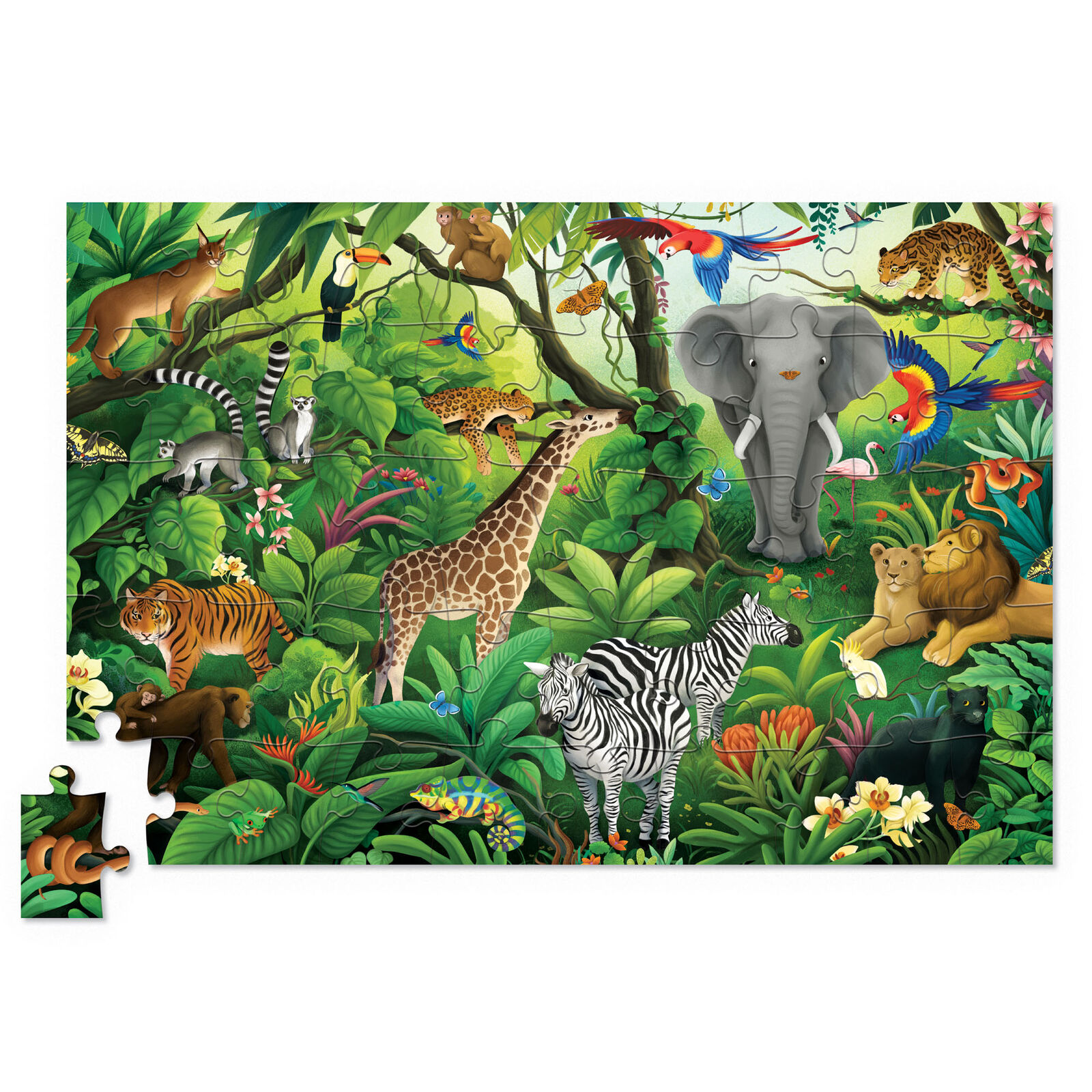 Holographic Puzzle 50pc - Jungle Paradise