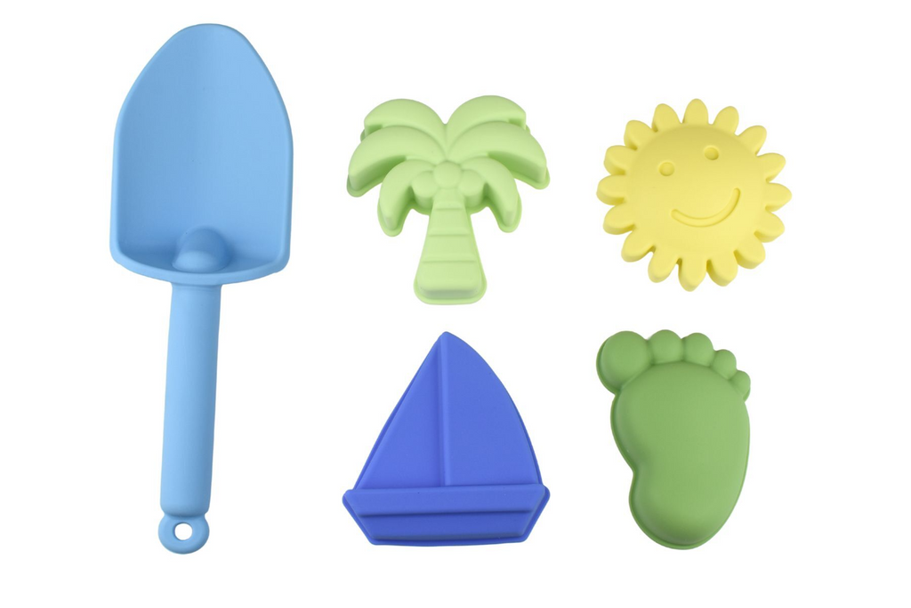 Silicone Beach Set 6pc - Blue Sundae