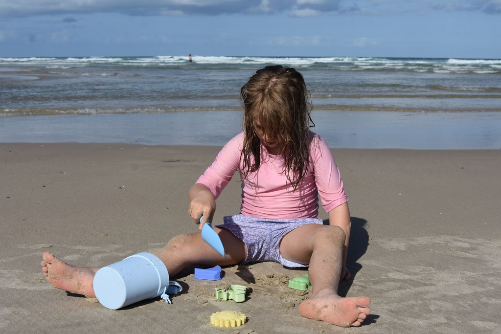 Silicone Beach Set 6pc - Blue Sundae