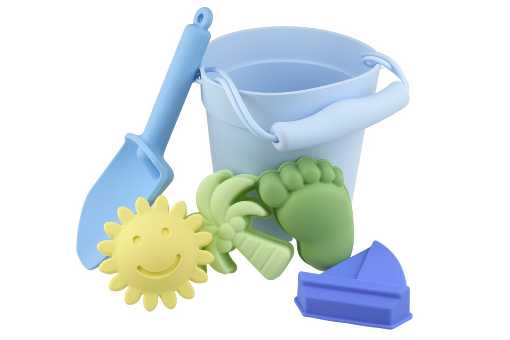 Silicone Beach Set 6pc - Blue Sundae