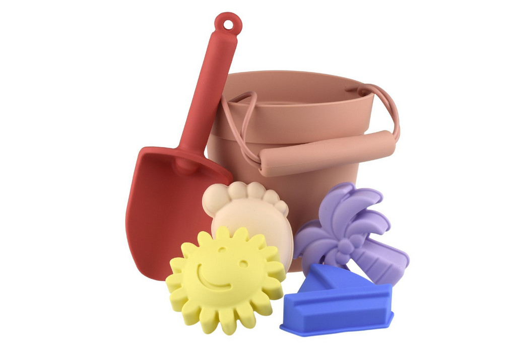Silicone Beach Set 6pc - Pink Sundae