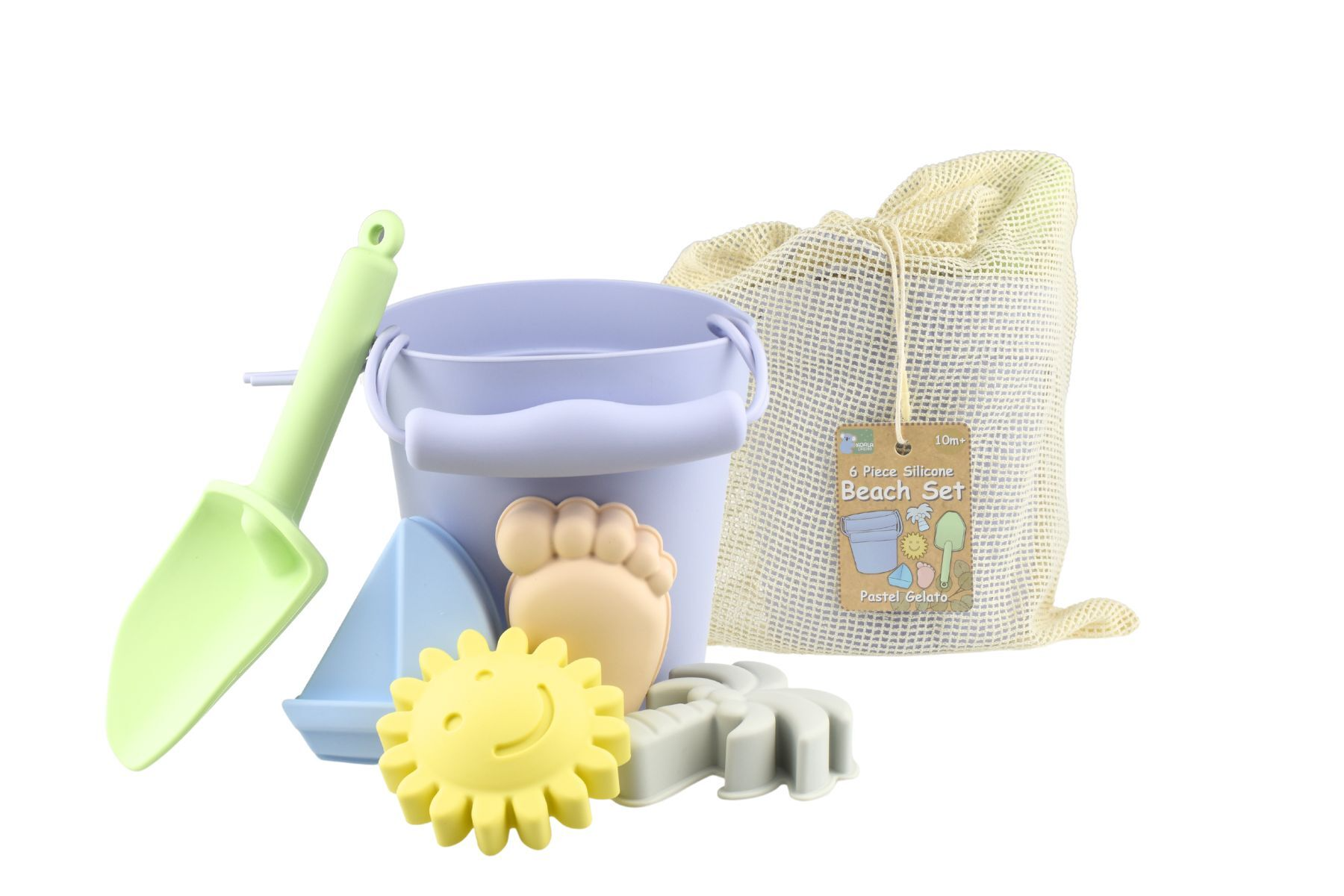Silicone Beach Set 6pc - Pastel Gelato