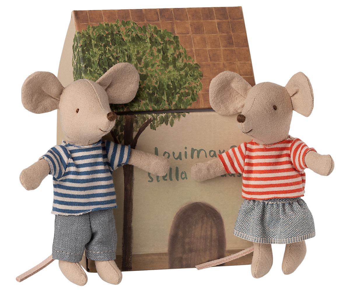 Maileg - Louimax & Stella Little Brother & Sister Mice