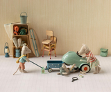Maileg - Car Mouse - Mint