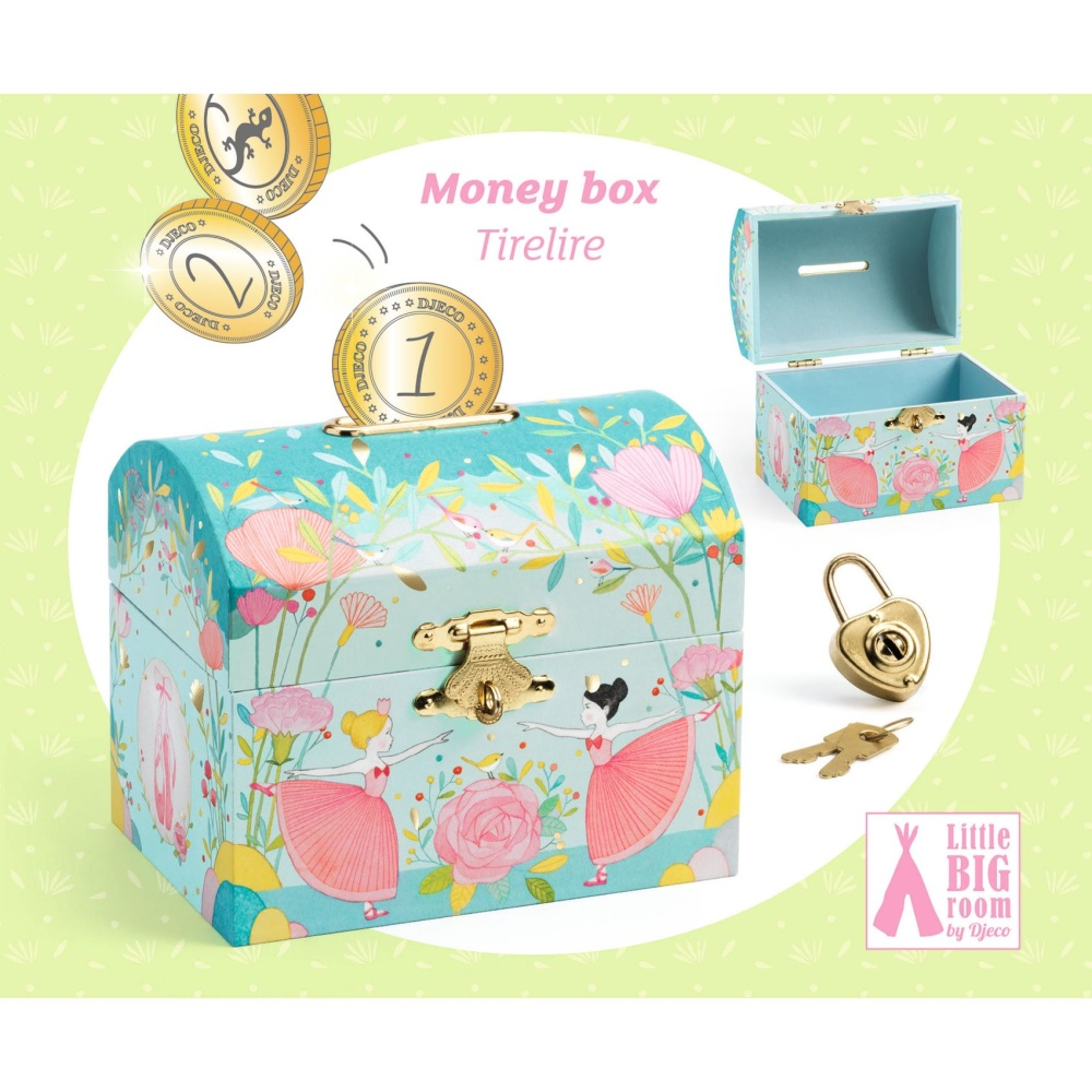 Djeco - Money Box - Ballerina