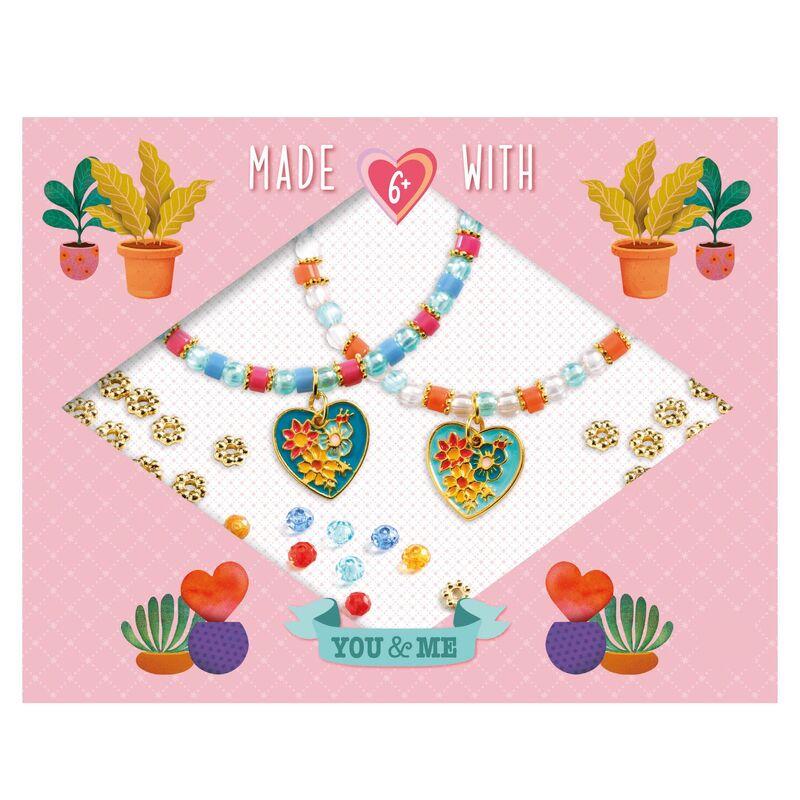 YOU & ME THREADING BEADS SET - HEART