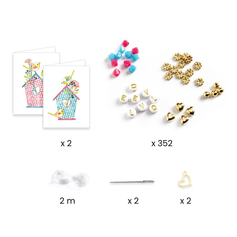 YOU & ME THREADING BEADS SET - LETTERS
