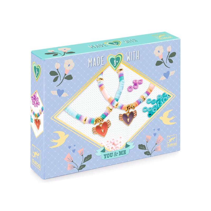 YOU & ME HEISHI BEADS SET - HEARTS