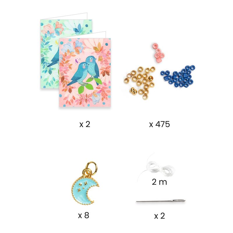 You & Me Multi-Wrap Beads Set - Sky