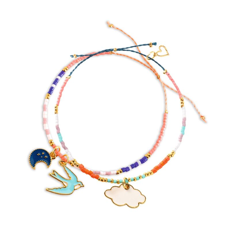 You & Me Multi-Wrap Beads Set - Sky