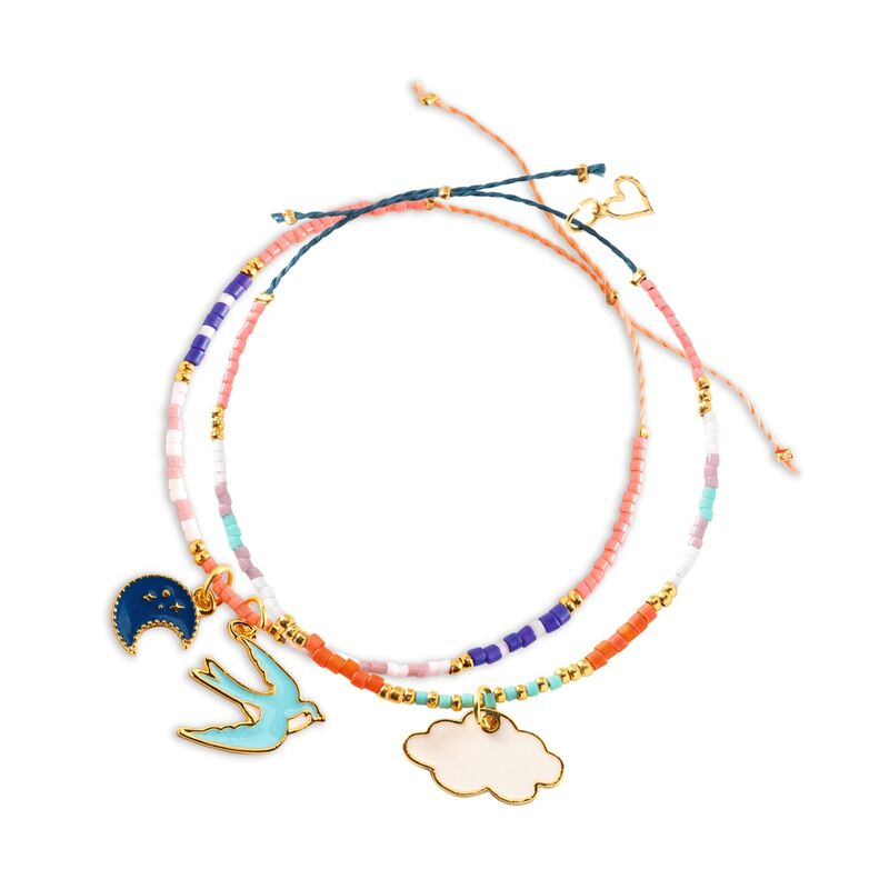 YOU & ME MULTI-WRAP BEADS SET - SKY