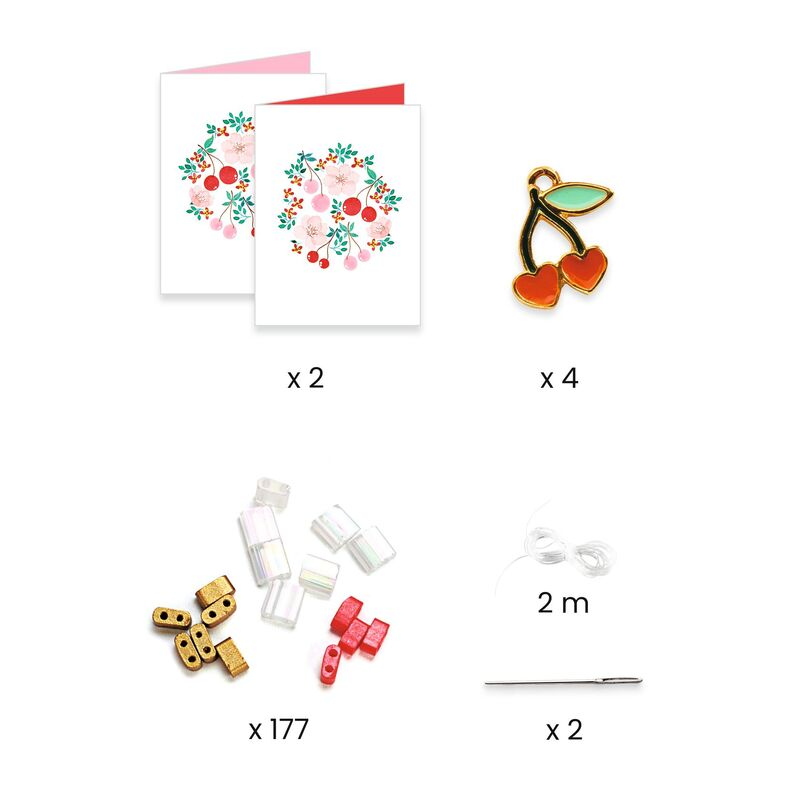 You & Me Tila Bead Set - Cherries