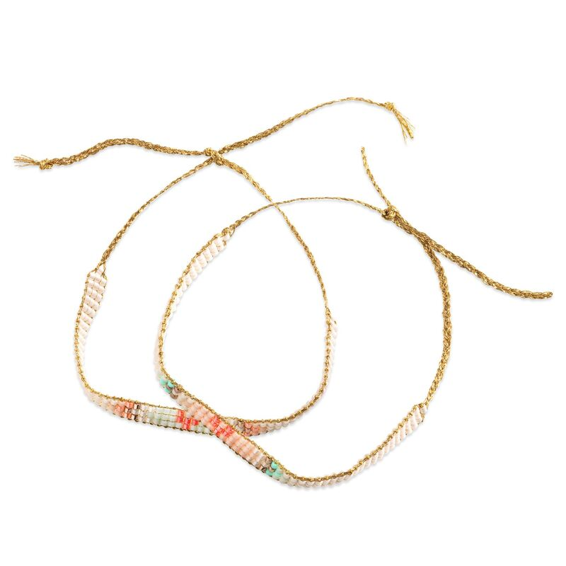 YOU & ME MULTI-WRAP BEADS SET - SEA