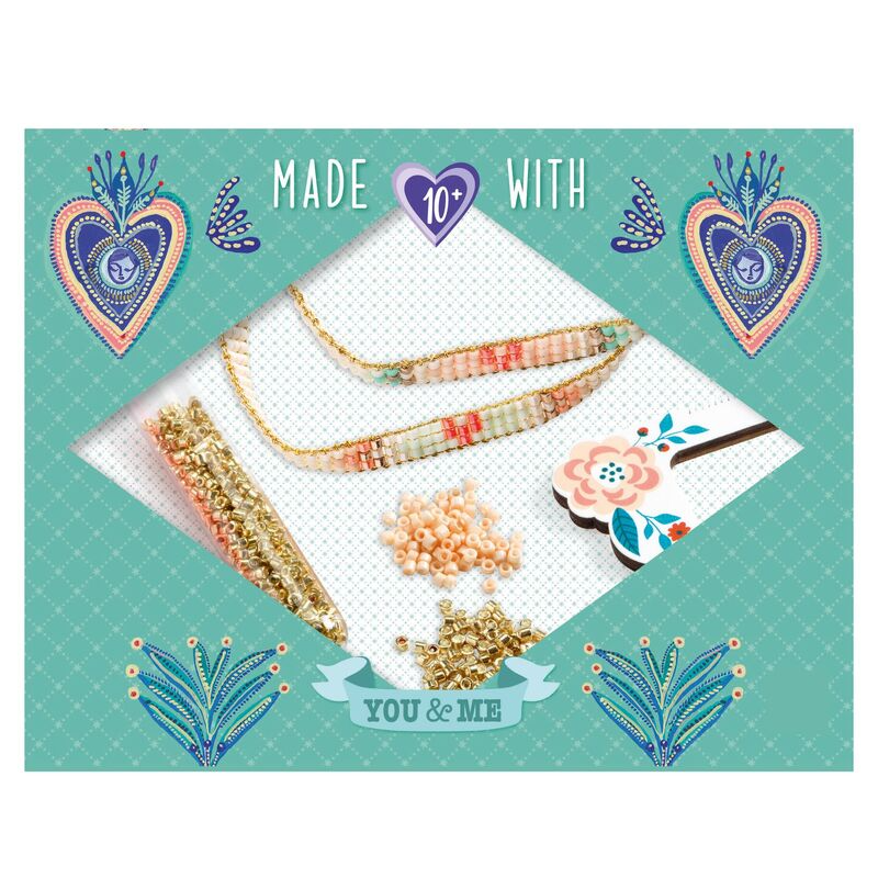 YOU & ME BEADS SET - MIYUKI & HEARTS