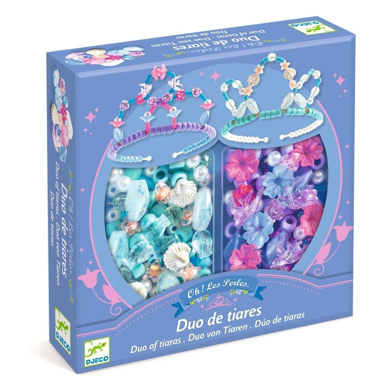 Djeco - Duo of Tiaras Bead Kit