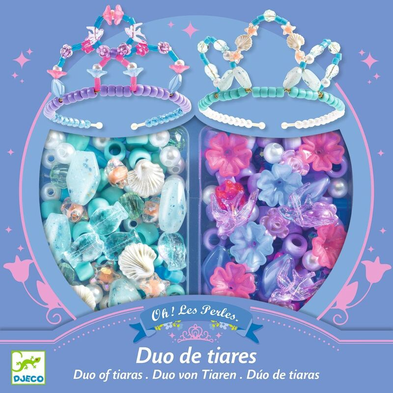 Djeco - Duo of Tiaras Bead Kit