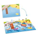 Djeco - Vehicles 80 pc Lift-Up Stickers