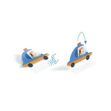 Djeco - Vehicles 80 pc Lift-Up Stickers