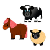Stickers - Farm Animals 62pc