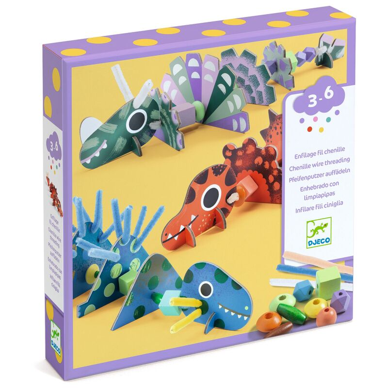 Djeco - Threading - Dinos
