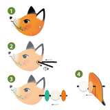 Djeco - Threading - Cute Animals