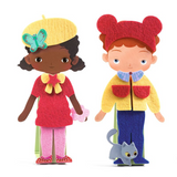 Djeco - Felt Sticker Dress Ups