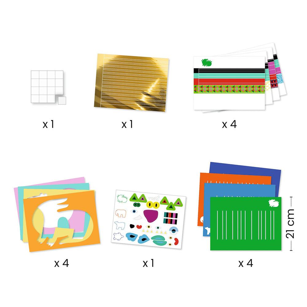 Djeco - Paper Weaving Animals