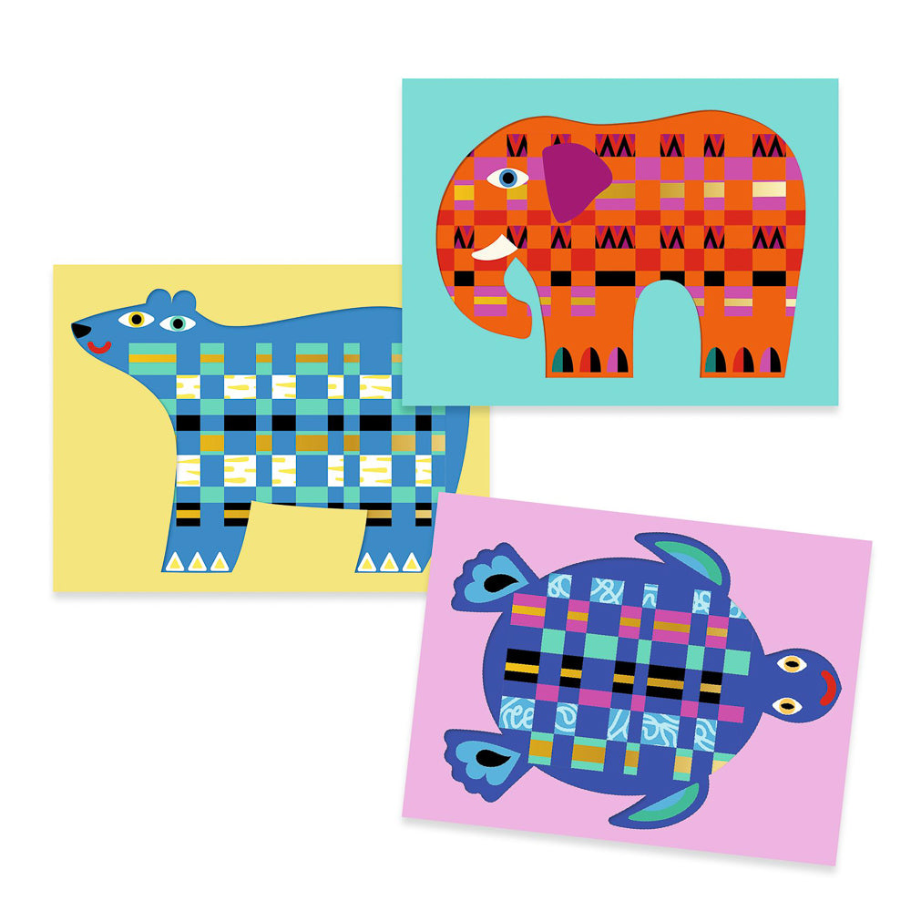 Djeco - Paper Weaving Animals