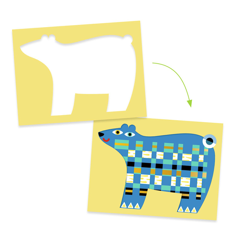 Djeco - Paper Weaving Animals
