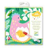 Djeco - Magic Colouring - Peekaboo Garden Baby Animals