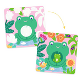 Djeco - Magic Colouring - Peekaboo Garden Baby Animals