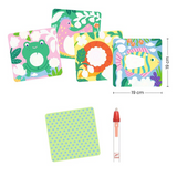 Djeco - Magic Colouring - Peekaboo Garden Baby Animals