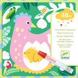 Djeco - Magic Colouring - Peekaboo Garden Baby Animals