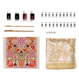 Djeco - Atelier 11 - Floral Silk Scarf Painting Kit
