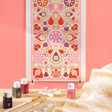 Djeco - Atelier 11 - Floral Silk Scarf Painting Kit