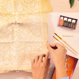 Djeco - Atelier 11 - Floral Silk Scarf Painting Kit