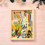Djeco - Atelier 22 - Tiger Canvas Painting Kit