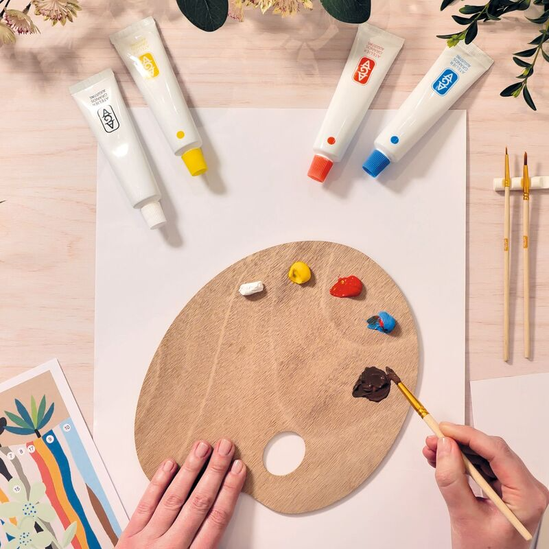 Djeco - Atelier 22 - Tiger Canvas Painting Kit
