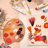 Djeco - Atelier 23 - Abstract Canvas Painting Kit