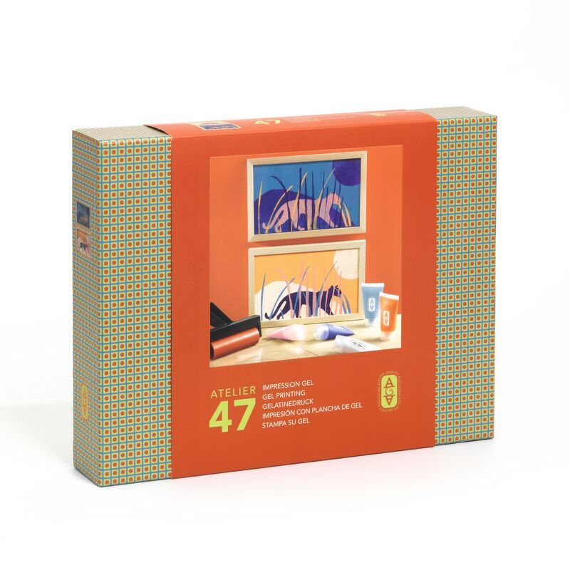 Djeco - Atelier 47 - Panther Gel Painting Kit