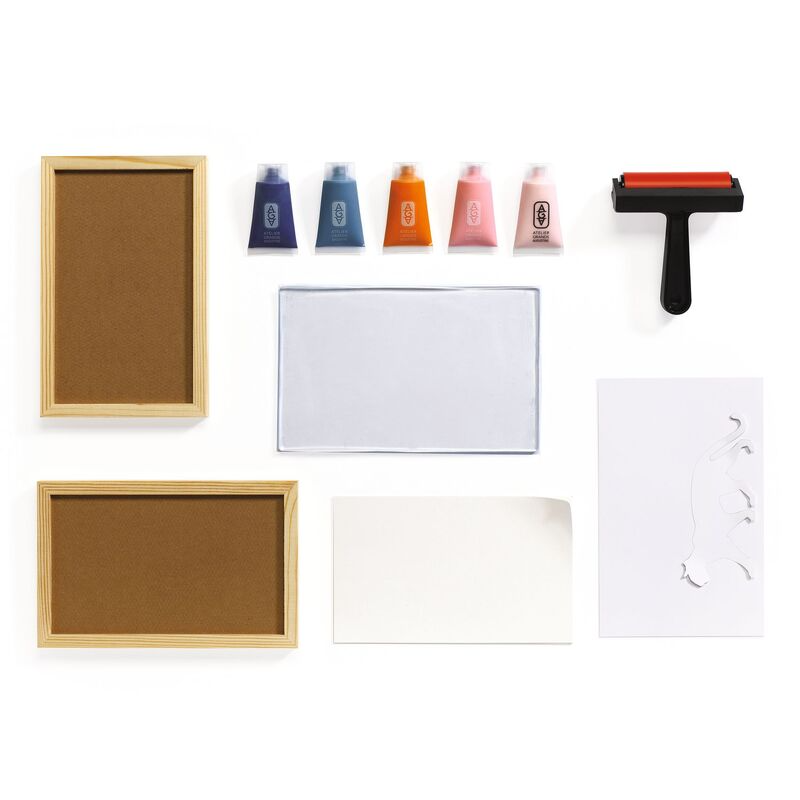 Djeco - Atelier 47 - Panther Gel Painting Kit
