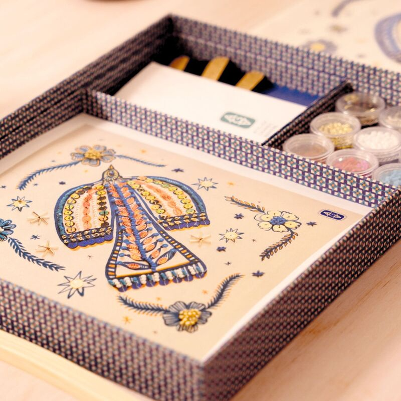 Djeco - Atelier 59 - Bird Beadwork Embroidery Kit