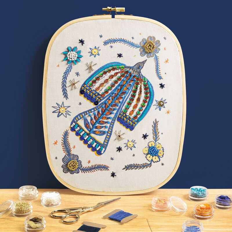 Djeco - Atelier 59 - Bird Beadwork Embroidery Kit