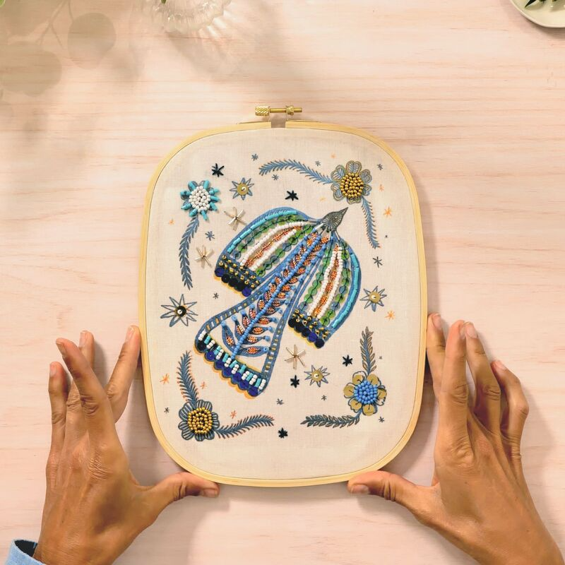 Djeco - Atelier 59 - Bird Beadwork Embroidery Kit