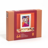 Djeco - Atelier 64 - Tiger Needlepoint Kit