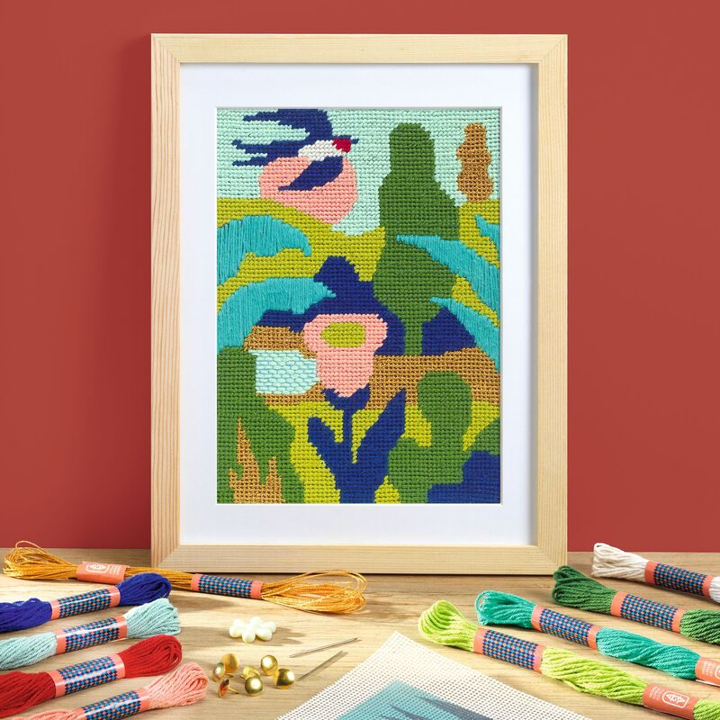 Djeco - Atelier 65 - Garden Needlepoint Kit