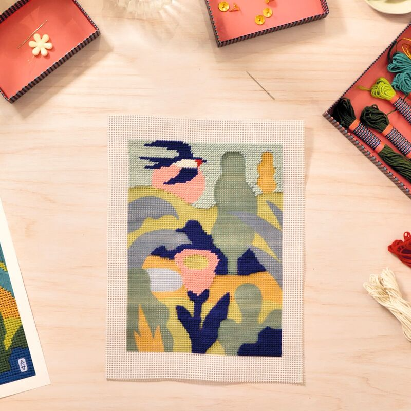 Djeco - Atelier 65 - Garden Needlepoint Kit