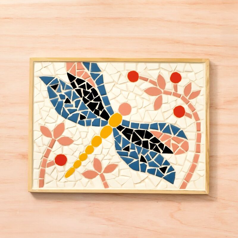 Djeco - Atelier 72 - Dragonfly Mosaic Art Kit
